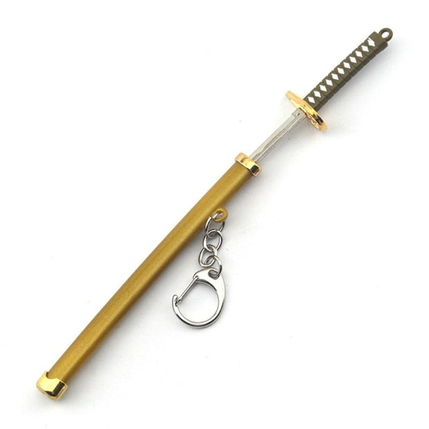 Zoro swords keychain lawless