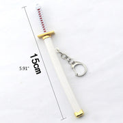 Zoro swords keychain lawless