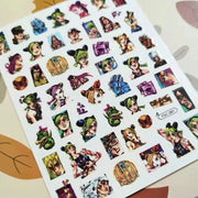 Demon Slayer Nail Stickers Set lawless