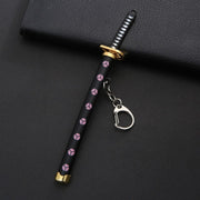 Zoro swords keychain lawless