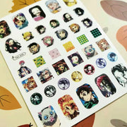 Demon Slayer Nail Stickers Set lawless