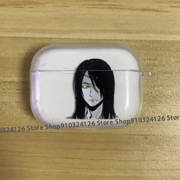 Eren Jager Transparent Airpods Case lawless