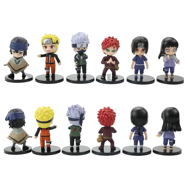 12 Pcs Kawaii Naruto Figures lawless