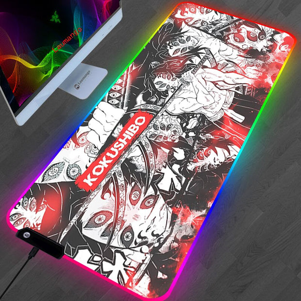 Demon Slayer LED Mouse Pad lawless