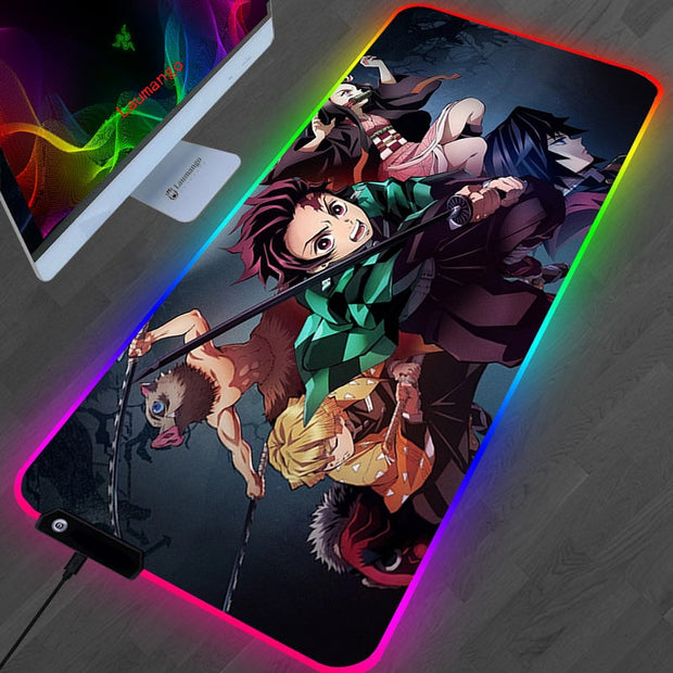 Demon Slayer LED Mouse Pad lawless