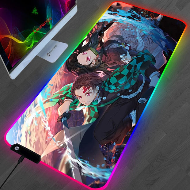 Demon Slayer LED Mouse Pad lawless