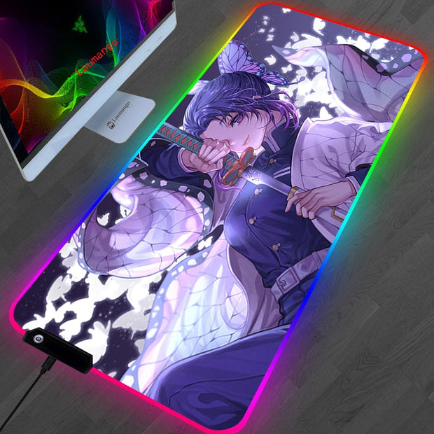 Demon Slayer LED Mouse Pad lawless