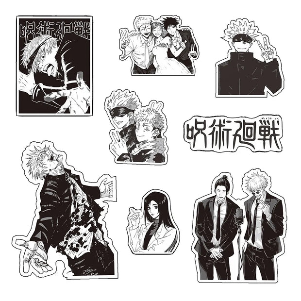 Black White Jujutsu Kaisen  Stickers lawless