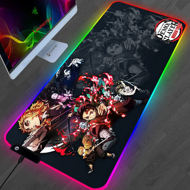 Demon Slayer LED Mouse Pad lawless