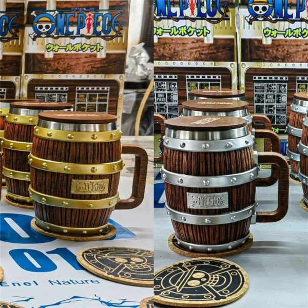 One Piece Wooden Barrel Mug lawless